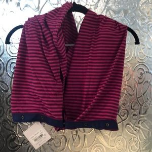 lululemon athletica Striped Pink and Blue Scarf